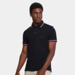 Camisa Polo Tommy Hilfiger Masculina - Preto
